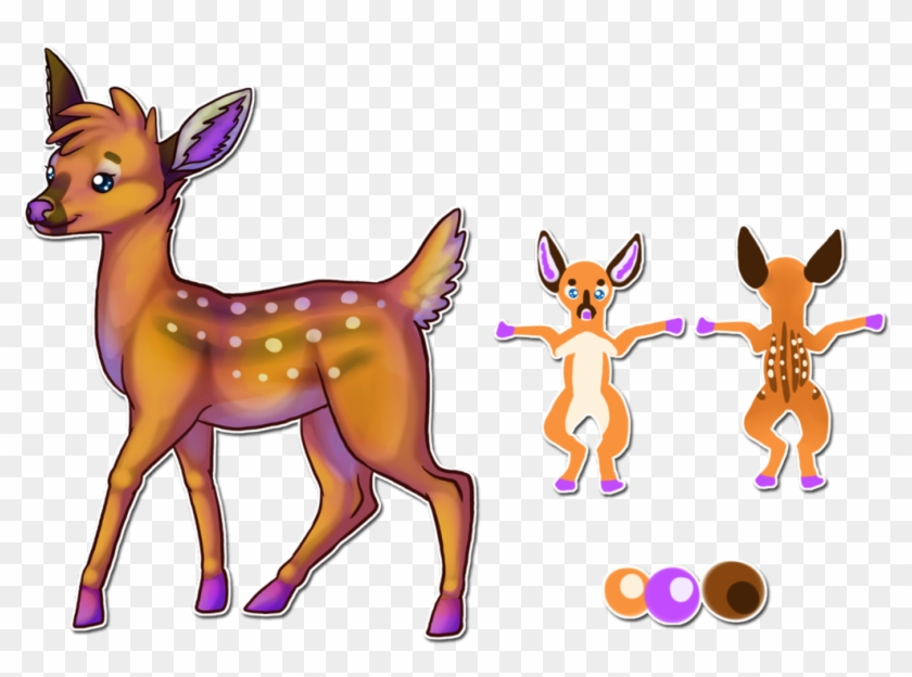 Deer Design Commission By Bakamichi - Cartoon #599255