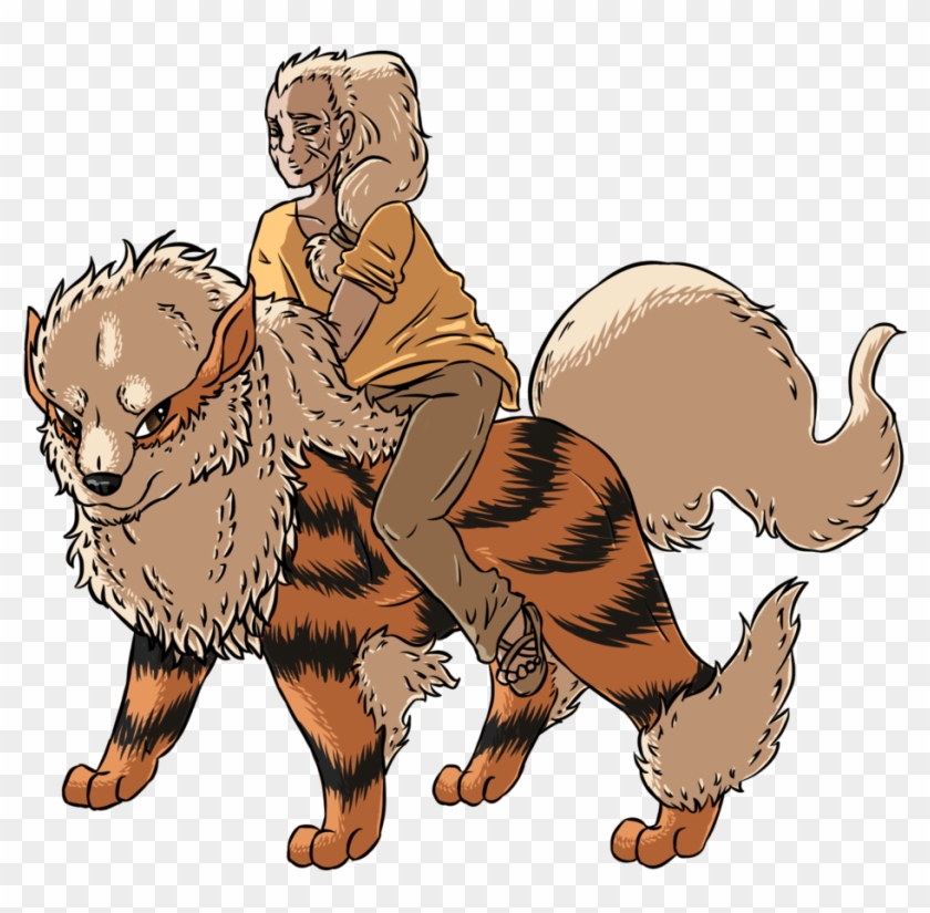 Arcanine Rider By Grump The Deer - Deer Rider Art #599269