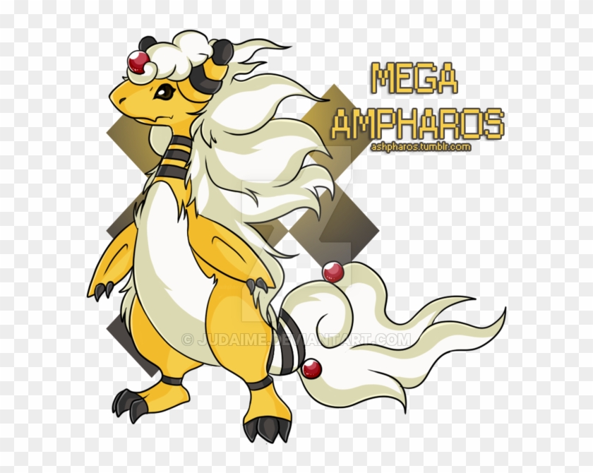 Mega Ampharos By Judaime - Mega Ampharos And Ampharos #599274
