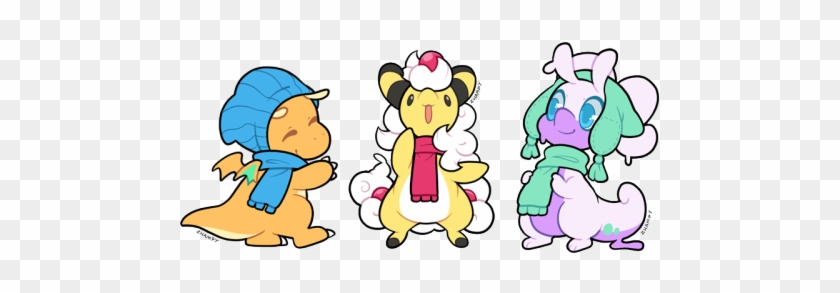 Art Dragonite Mega Ampharos Goodra Art - Cartoon #599322