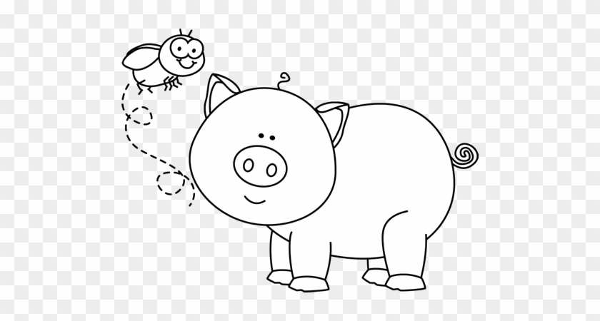 Featured image of post Cartoon Pig Clipart Black And White Download this happy pig pig clipart cartoon comics animal illustration png clipart image with transparent background or psd file for free