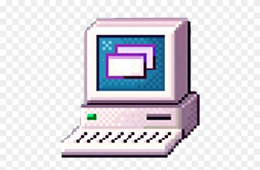 Overlay Pixel Glitch Tumblr 80s 90s 8bit Computer Aesth - Windows 95 #599407