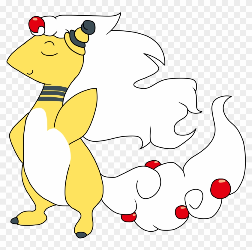 Pokehalloween Talking Pokes Mega Ampharos Ampharos - Art #599412