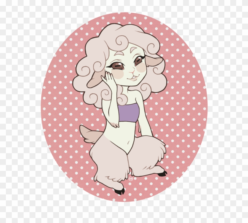 Pastel Lamb By Bitterbeanie - Roter Und Schwarzer 8 Papierteller #599459