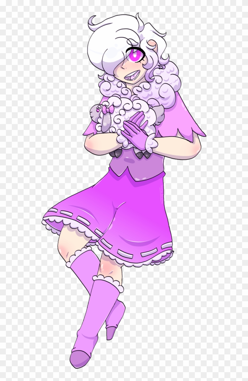 [asf] The Smol Purple Lamb By Luna-drawz - Cartoon #599472