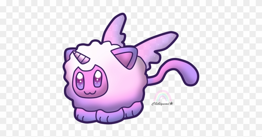 A Sheep Kitty Unicorn Hybrid Thingy By Superstar1990 - Cartoon #599496