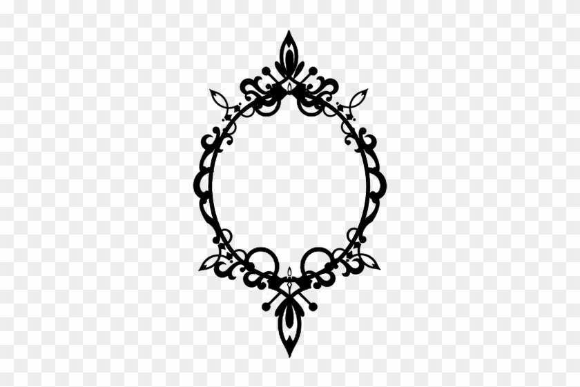 Ornate Oval Frame #599636