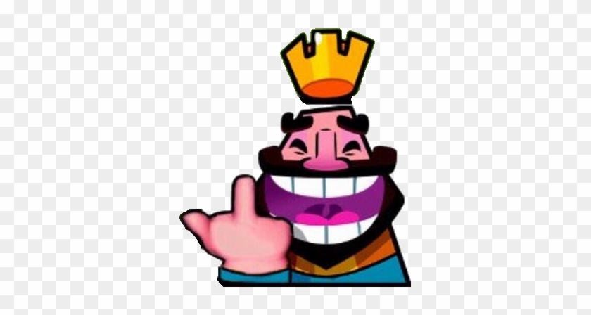 King Middle Finger By Josael281999 - Clash Royale Middle Finger #599742