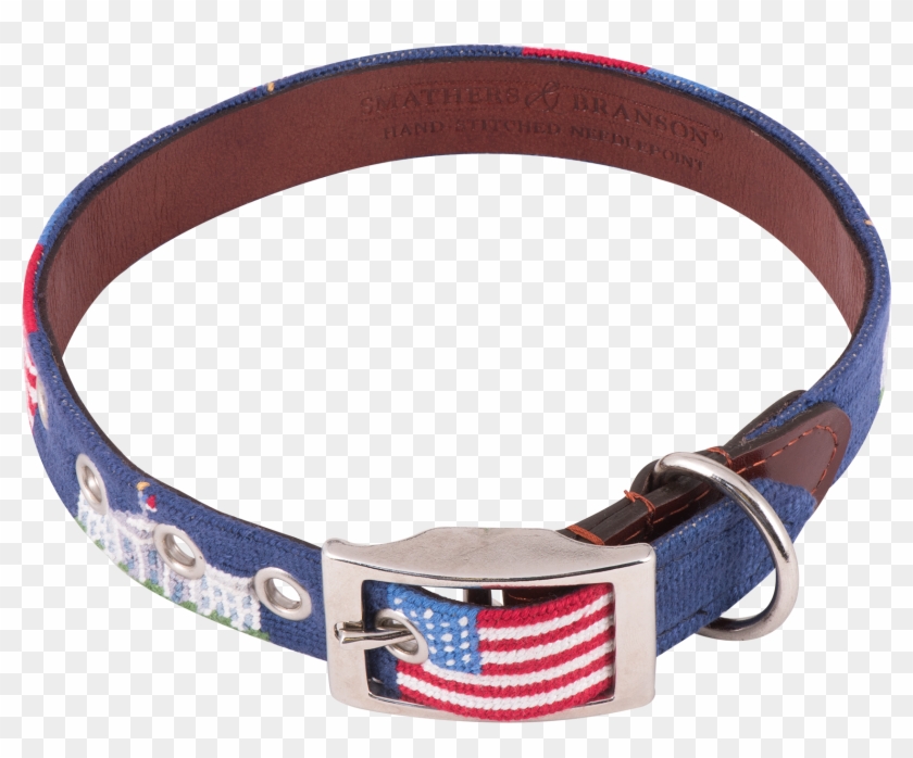Smathers & Branson Needlepoint White House S/m Dog - Belt #599770