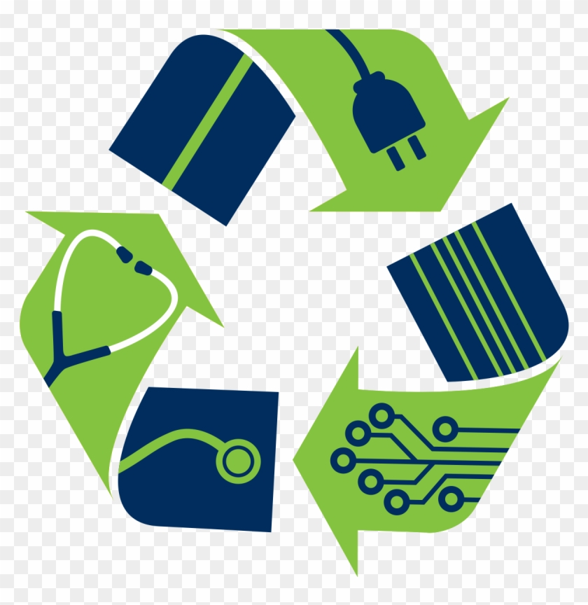 Electronic Waste Recycling Logo Electronic Waste Recycling - Recycling Sign #599805