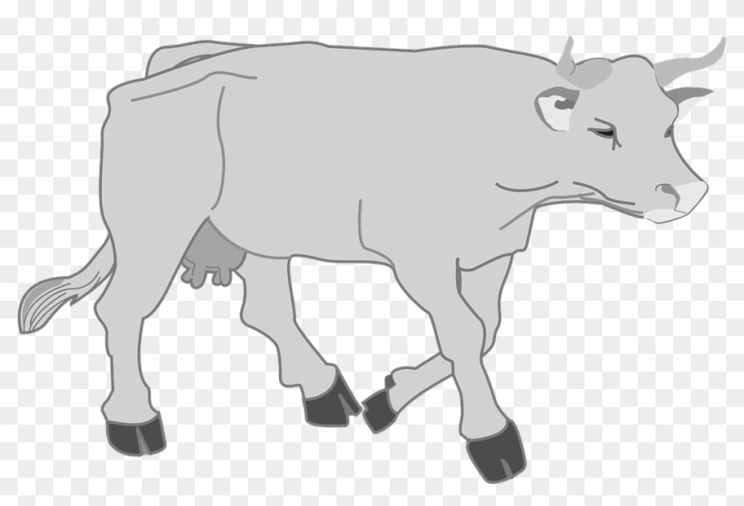 Animated Goats Cliparts 19, - Walking Cow Png #599810