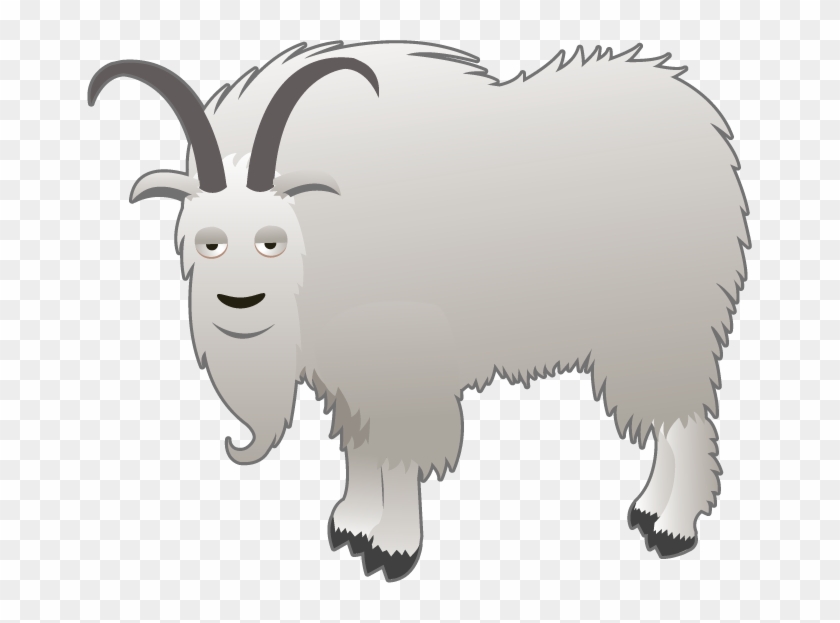 Goat Clipart Four - Mountain Goat Clipart #599817