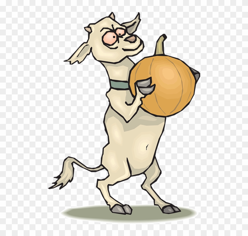 Cliparts Baby Goat 15, - Goat Standing Up Cartoon - Free Transparent PNG  Clipart Images Download