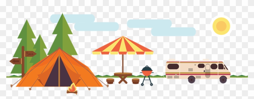 Rv Rental Graphic - Camping Vector #599944