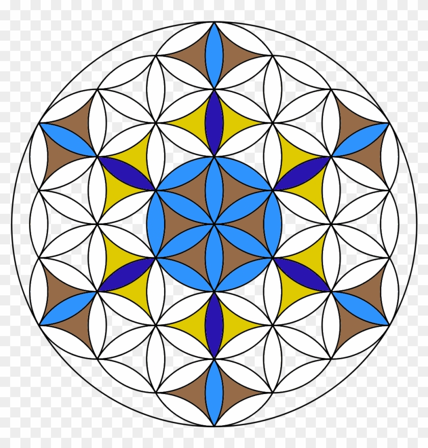 How To Draw A Flower Of Life With Only A Compass - Draw Geometric Designs With A Compass #599968