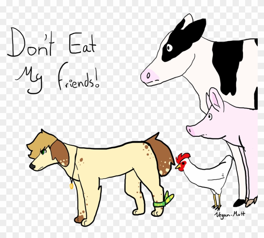 Don't Eat My Friends By Veganempress - Old English Terrier #600050