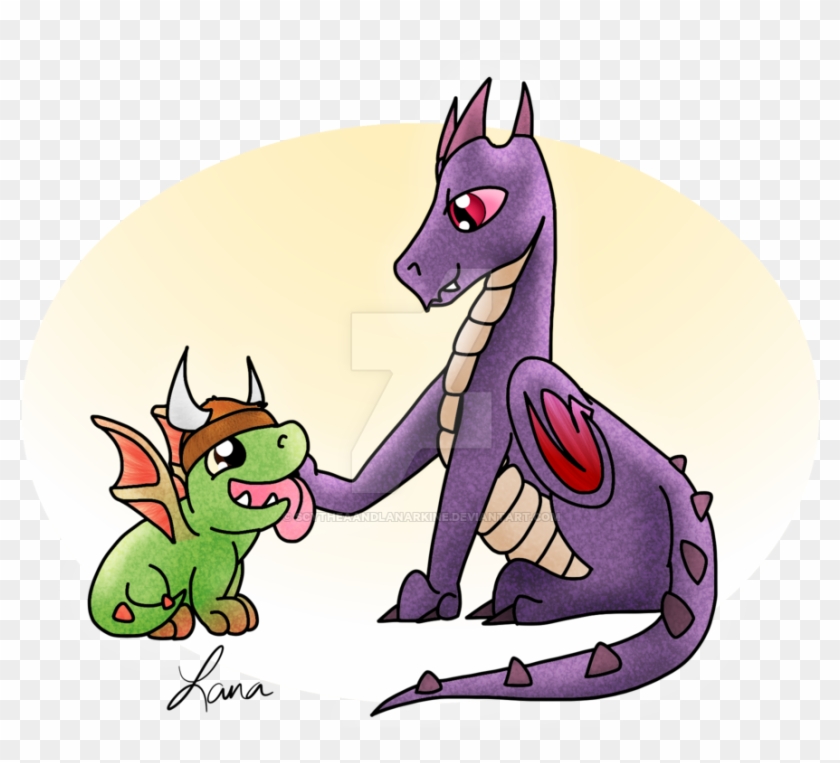 A Proud Parent By Scytheaandlanarkine - Baby Dragon Fan Art Clash Royale #600054