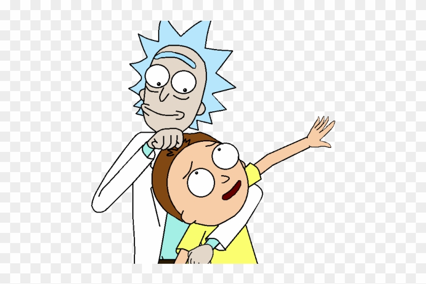 Rick And Morty Clipart Happy - Rick And Morty Stickers #600075