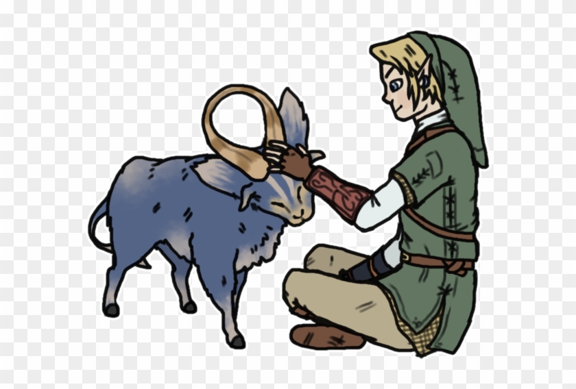 Goat, And Also Link By Psarahdactyls - Cartoon #600180