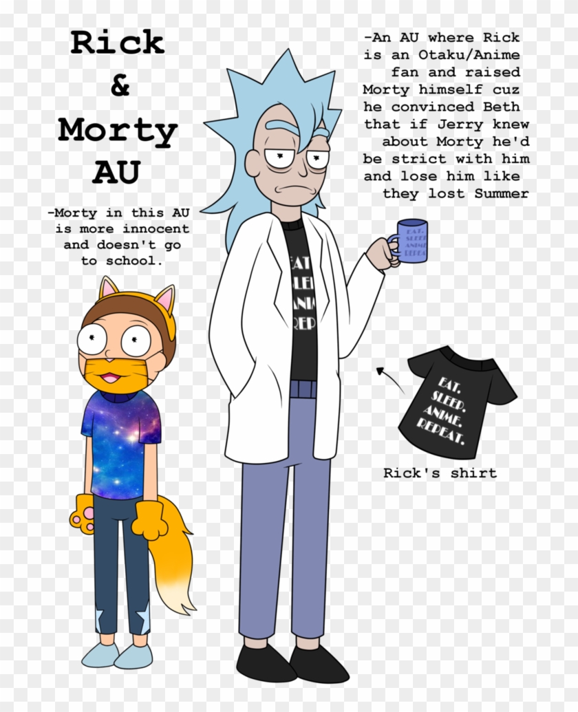 My Rick N Morty Au By Uketello - Cartoon #600221