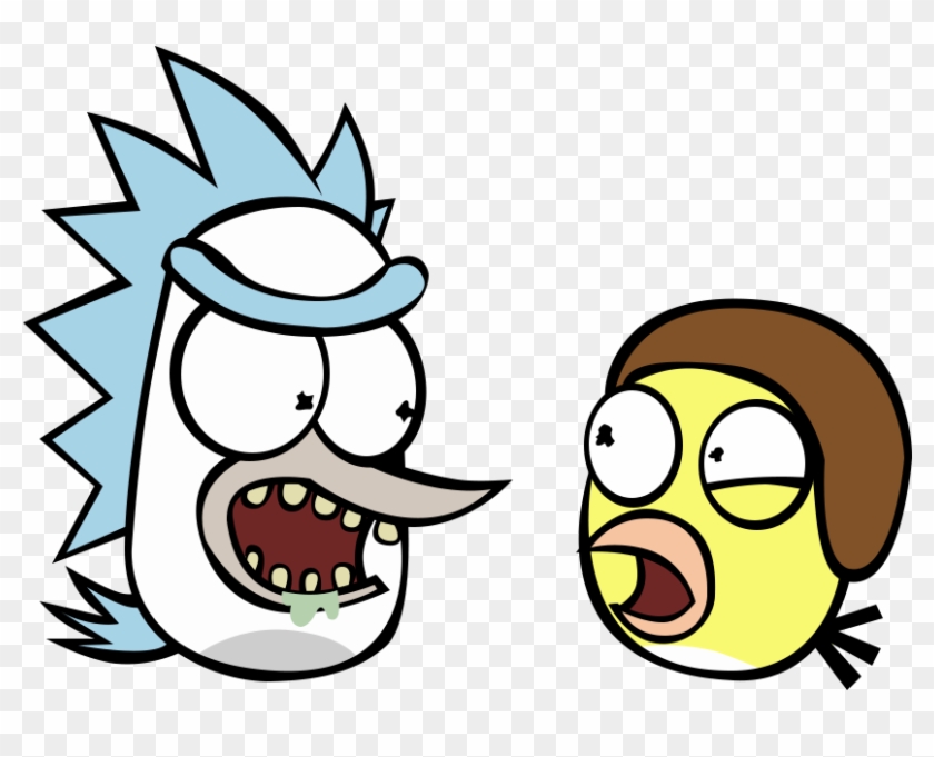 What If Rick And Morty Are Angry Birds By Ekarasz - Rick And Morty Angry Birds #600235