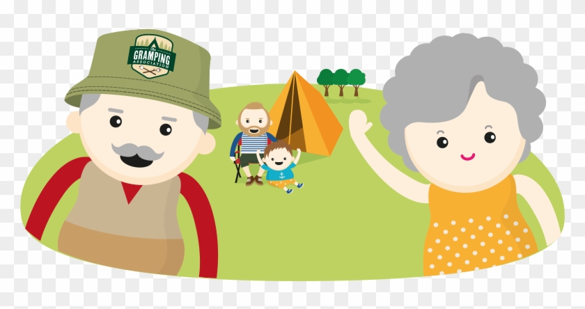 Gramping Is Camping With Your Grandparents - Cartoon #600336