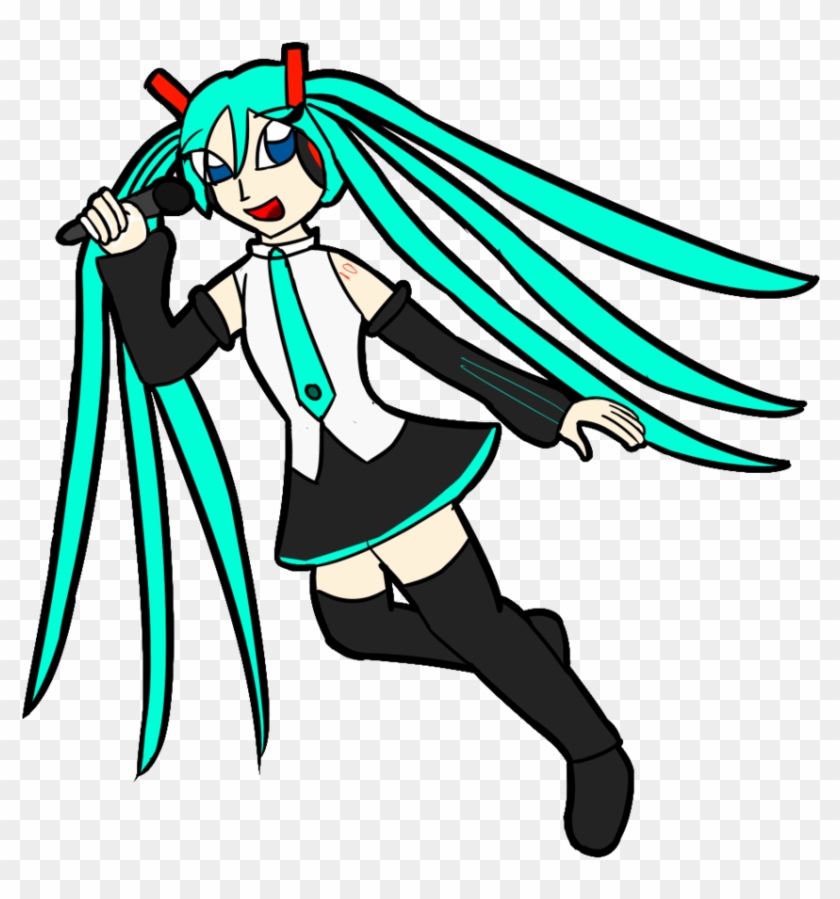 Hatsune Miku By Xelaalex - Cartoon #600386