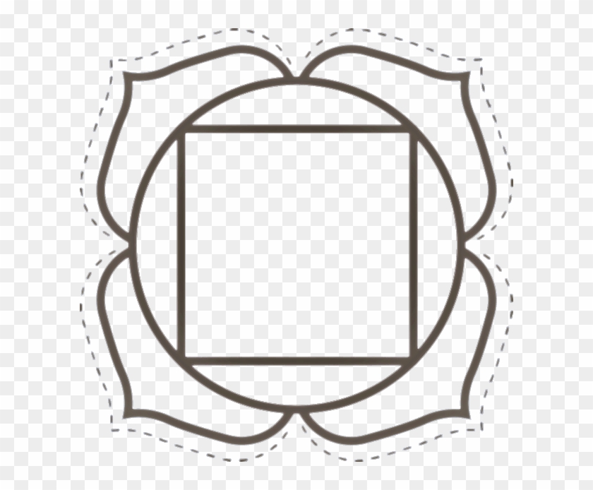 Wisdom Symbolical Geometrical Graphics Also Known As - Free Root Chakra Vector #600401