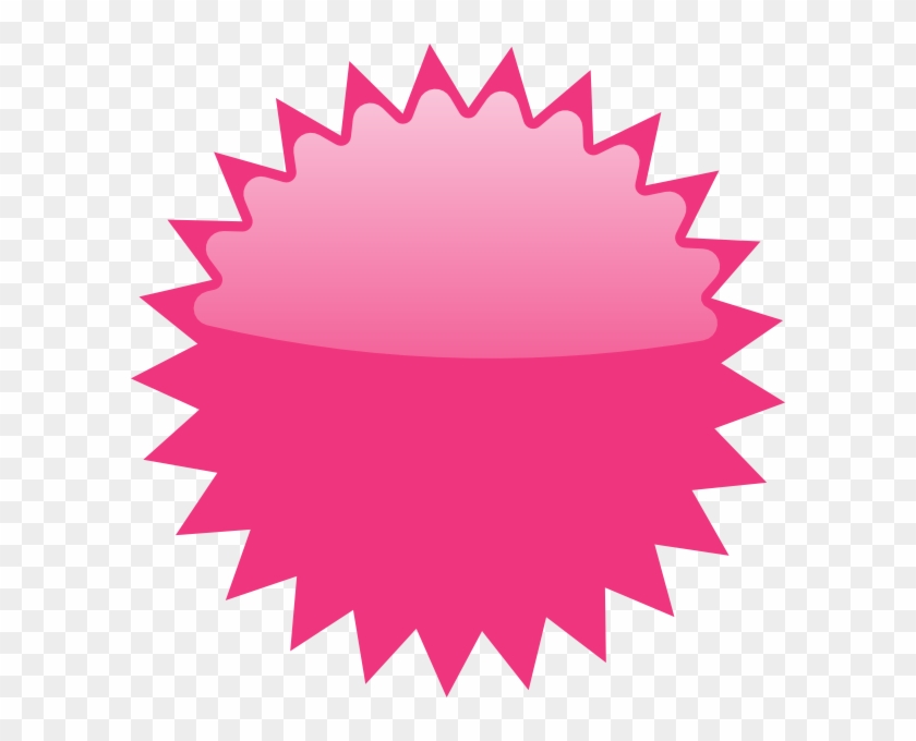 Badge Cj Clip Art At Clker - Pink Badge Png #600510