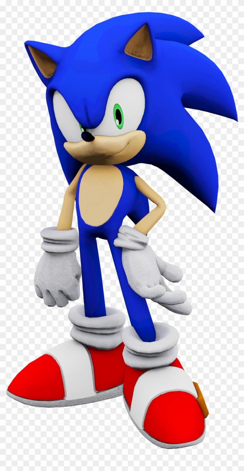 Max 2018] Casual Sonic Render By Sonicboom13561 - Sonic The Hedgehog 2018 Render #600707