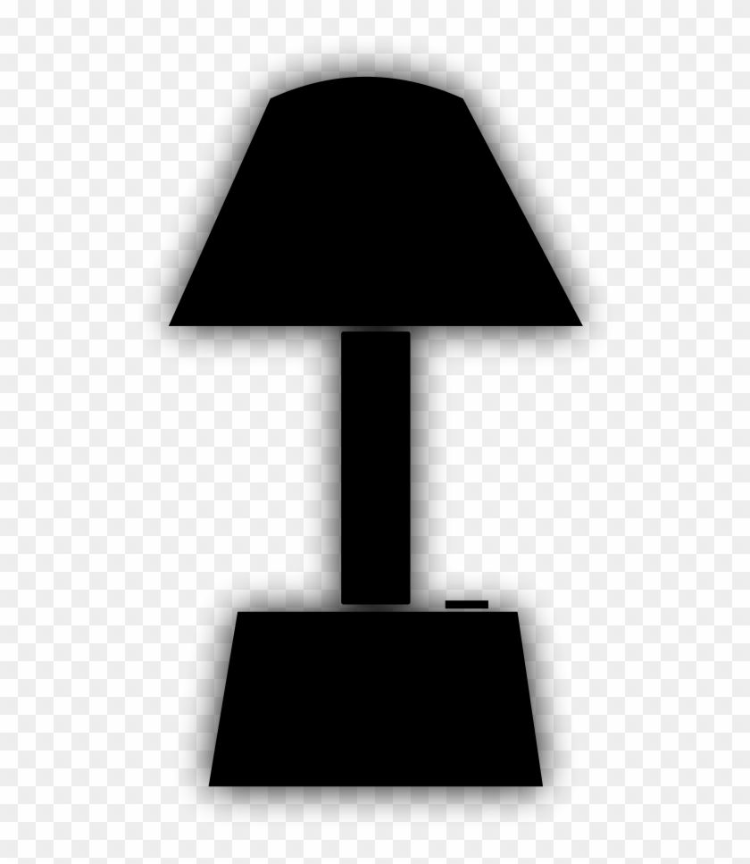 Bed Lamp Clip Art - Lampe Aus Pictogramm #600795