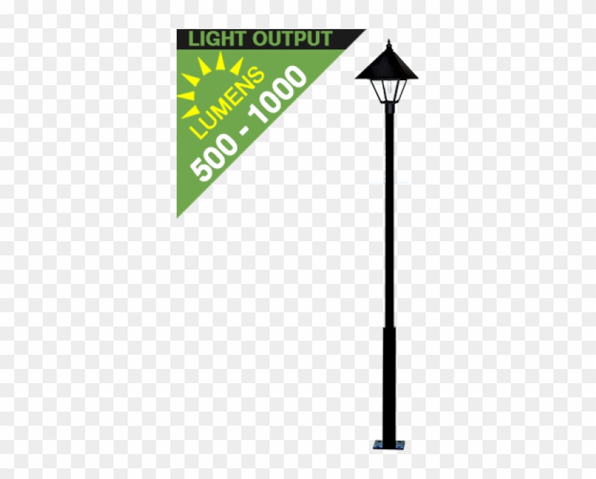 Po12 Solar Windsor Lamp Post Light With Heavy Duty - Solar Led Area Light #600797