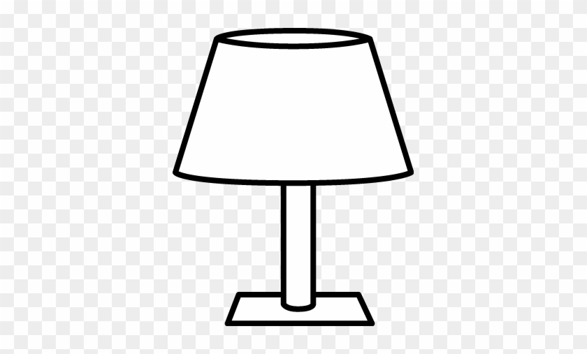 Lighting Clip Art Images For Black And White Lamp Designs - Table Lamp Black And White #600807