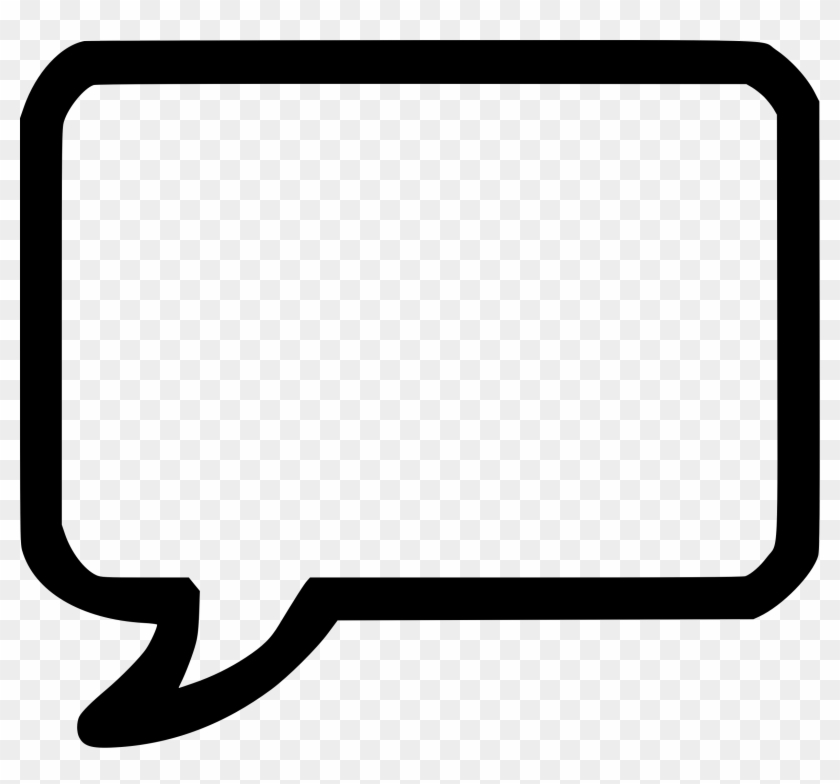 Big Image - Speech Bubble White Inside Png #600886