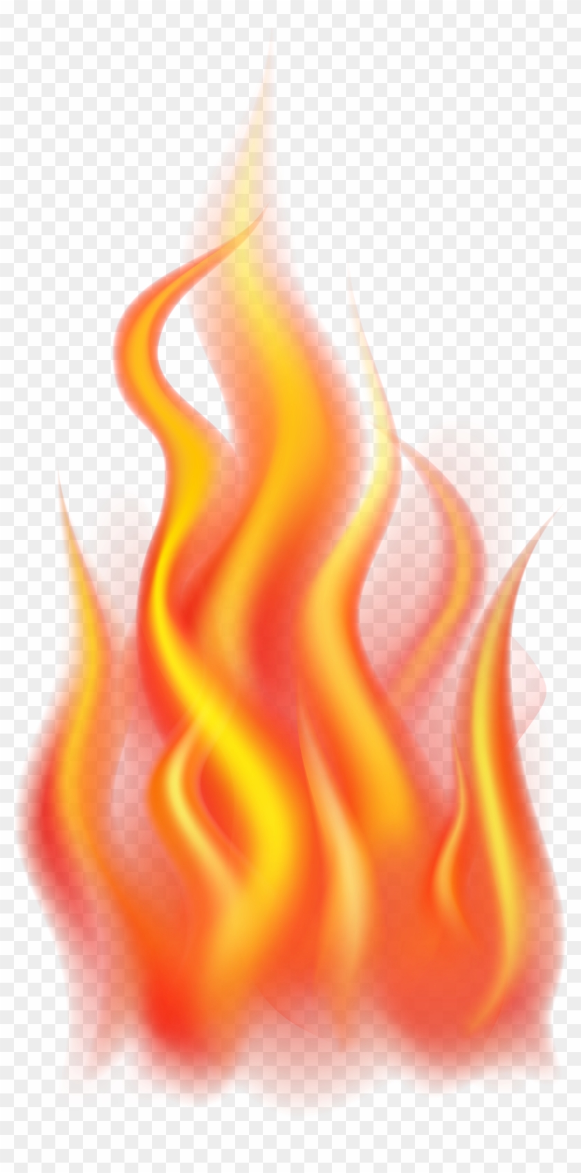 Fire Flames Transparent Png Clip Art Image - Flames Transparent #600908