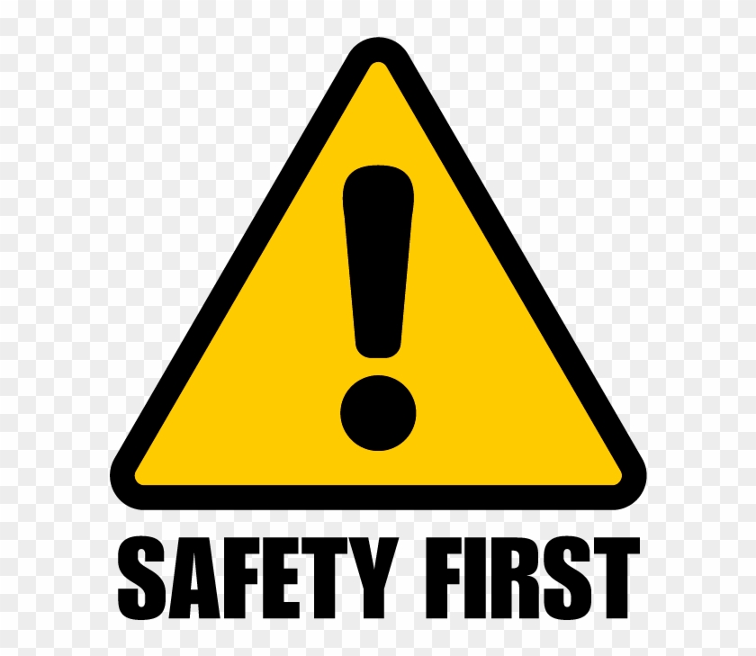 Safety First Icon - Warning Sign Transparent Background #600929