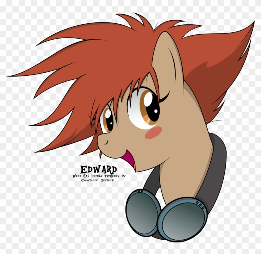 Ed As Pony [cowboy Bebop] By Oobrushstrokeoo - Cartoon #601066
