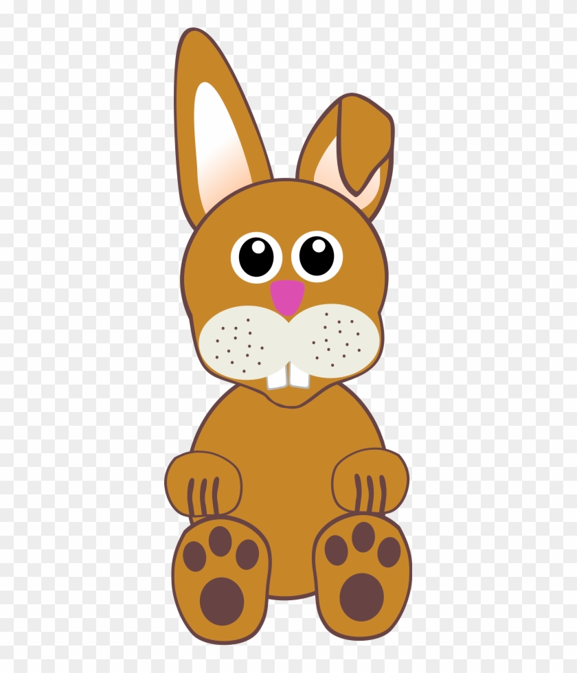 Funny Baby Bunny Sitting Png Clip Arts - Cartoon Rabbit Face #601168