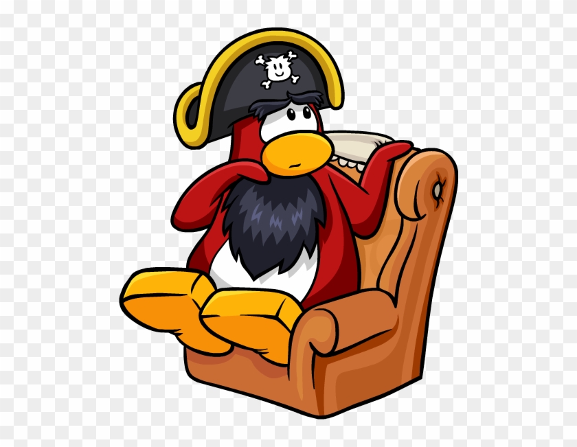 Rockhopper Sitting - Club Penguin Penguin Sitting #601180