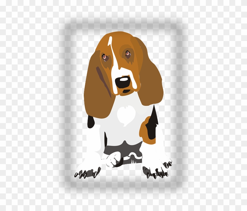 Dog, Beagle, Sitting, Pet, Long, Ears, Droopy - Posterazzi Dog In Color 1 Poster Print #601261