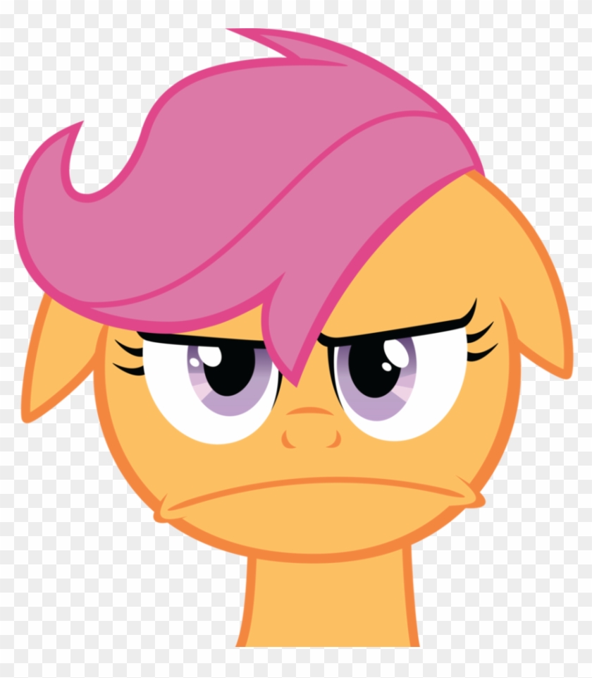 I Hate Anime - My Little Pony Scootaloo Angry #601304