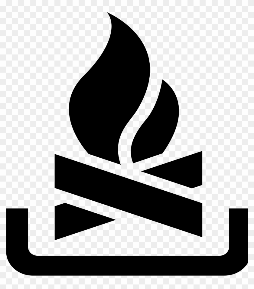 Campfire Icon 7, - Campfire Symbol #601324