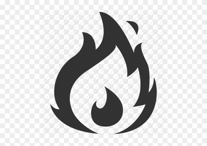Flame Logo Fire Icon Fire Flame Logo Design Vector - Never Put Metal Objects In The Toaster #601359