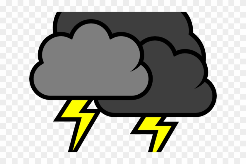 Thundercloud Cliparts - Weather Forecast Symbols Rain #601479