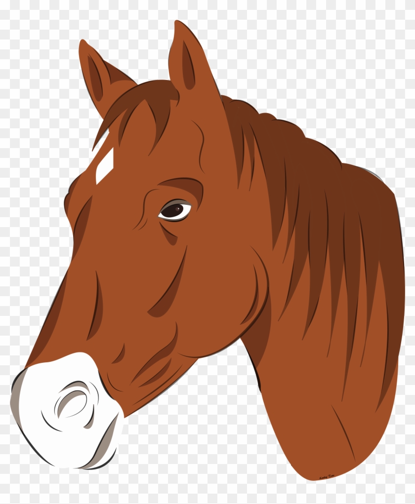 Mustang Pony Horse Head Mask Clip Art - Mustang Pony Horse Head Mask Clip Art #601573