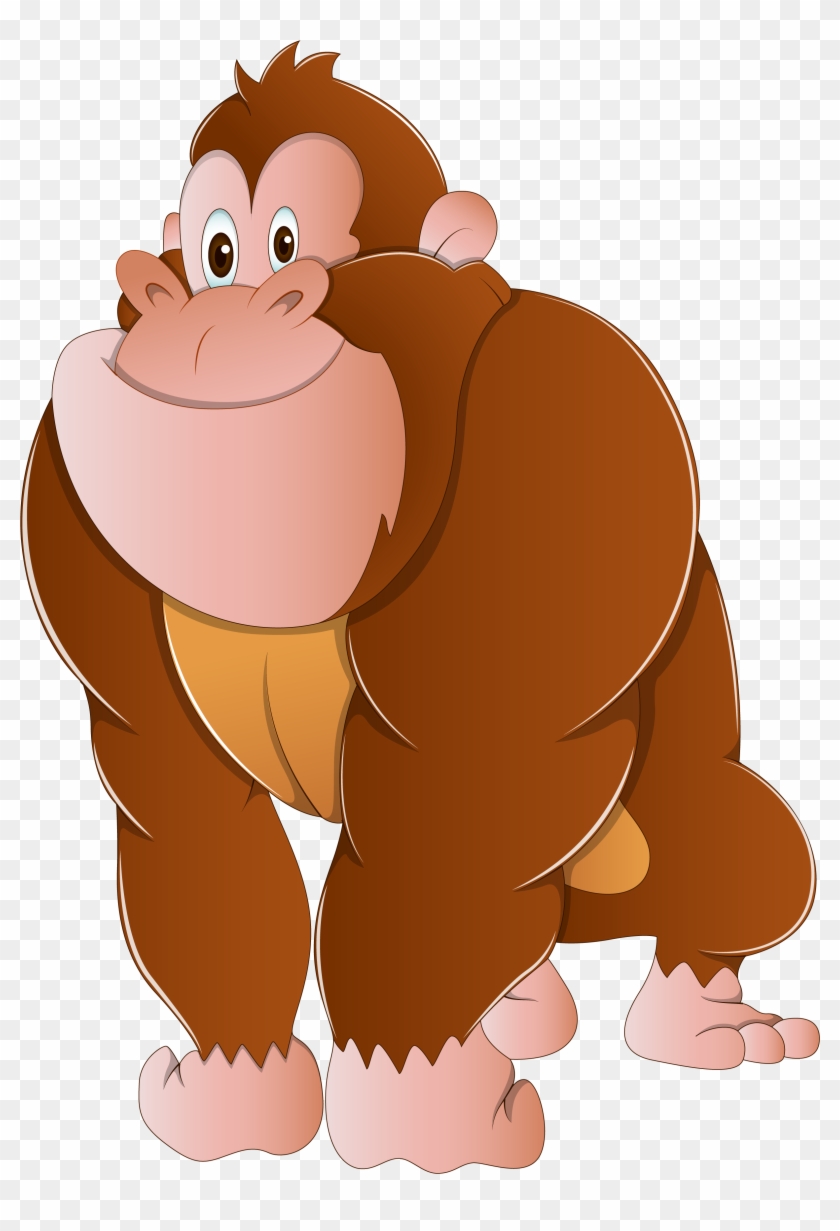 Gorilla Ape Clip Art - Imagenes Animadas De Un Gorila #601603