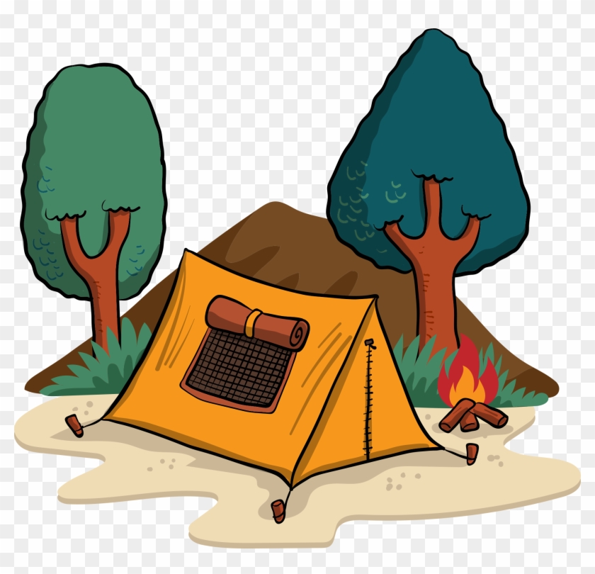 Camping Tent Vecteur - Clipart Camping Png #601653