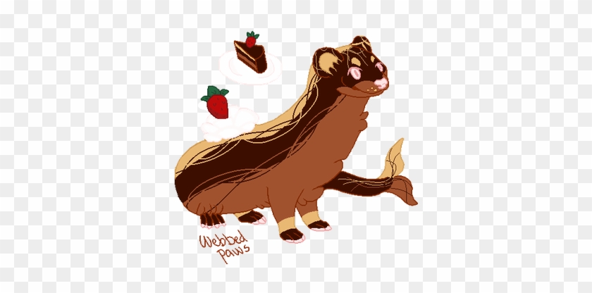 Ferret Clipart Chocolate - Chocolate Mousse #601661