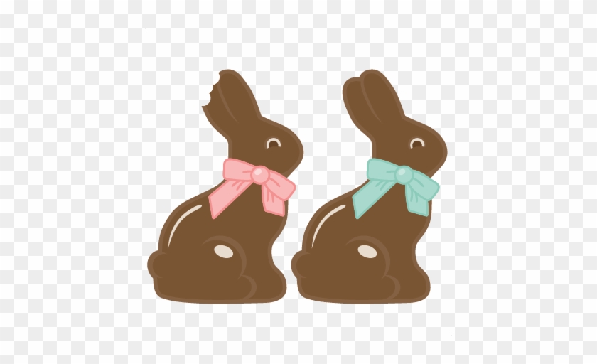 Chocolate Easter Bunny Svg Cutting File For Scrapbooking - Chocolate Easter Bunny Clipart #601663