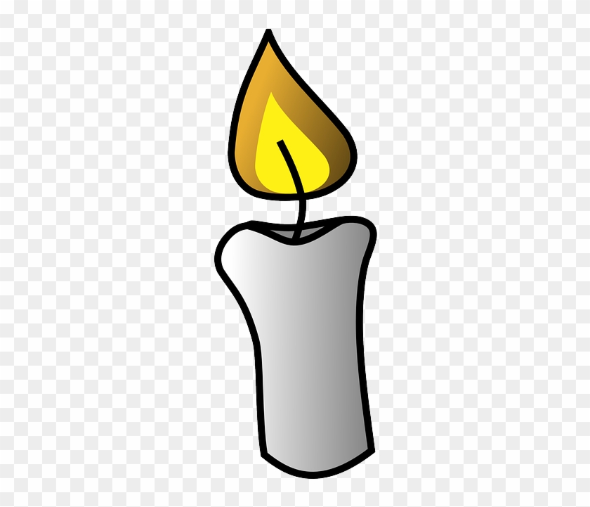 Candle - Flame - Vector - Transparent Candle Clip Art #601898